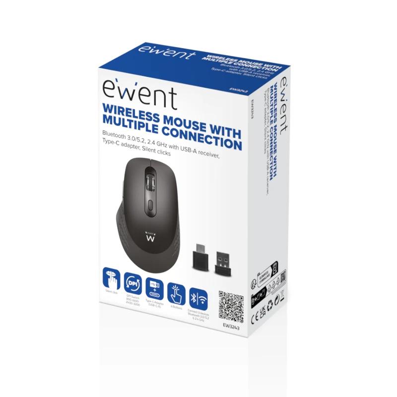 Infortisa Image 2 - EWENT EW3243 Ratón inalámbrico 2.4GHz BT