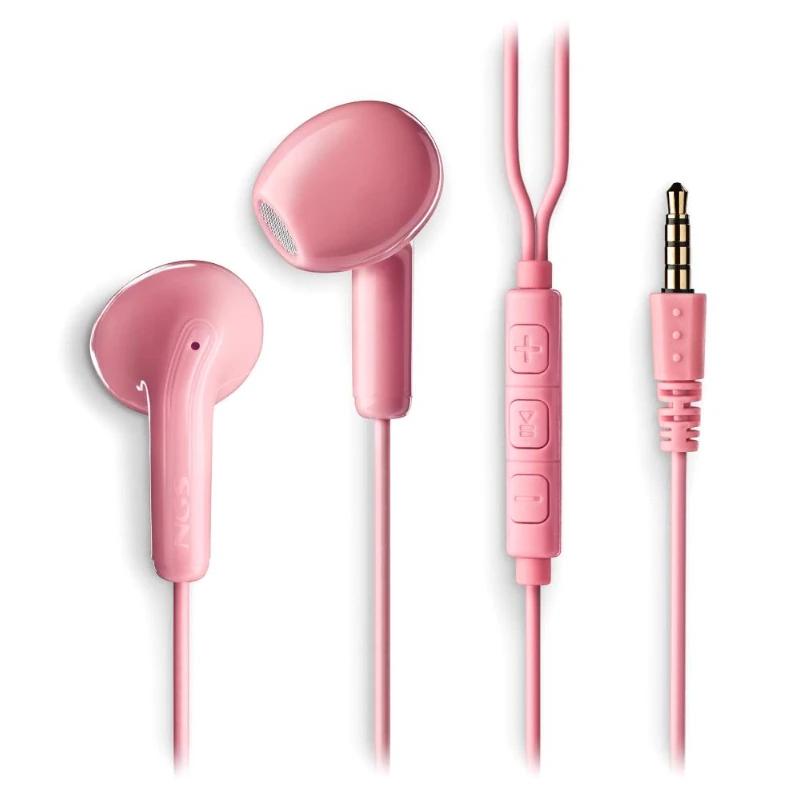 Infortisa Image 1 - NGS Auricular Rosa Estéreo Cable JACK 3.5 Mm
