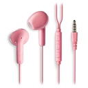 Infortisa Image 1 - NGS Auricular Rosa Estéreo Cable JACK 3.5 Mm