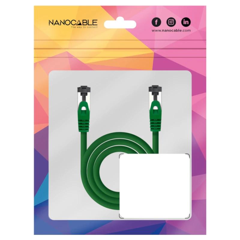 Infortisa Image 3 - Nanocable Cable red Cat. 8.1 2GHZ SSTP Verde 0,30m
