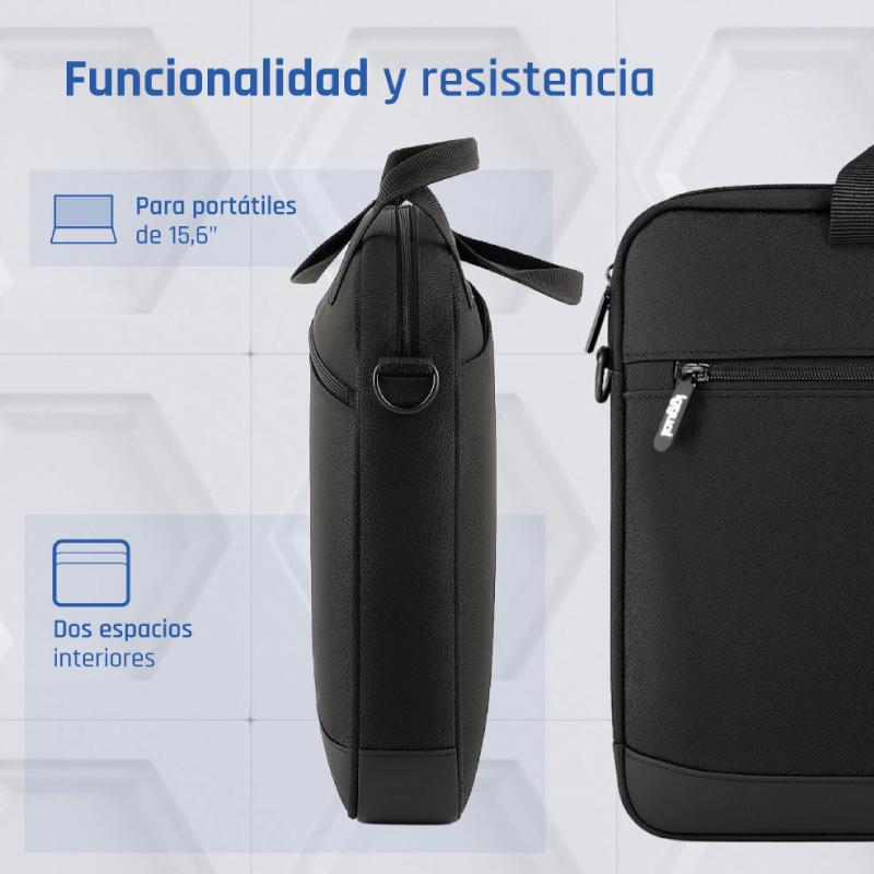 Infortisa Image 2 - iggual Maletín portátil 15.6" Everyday Use negro