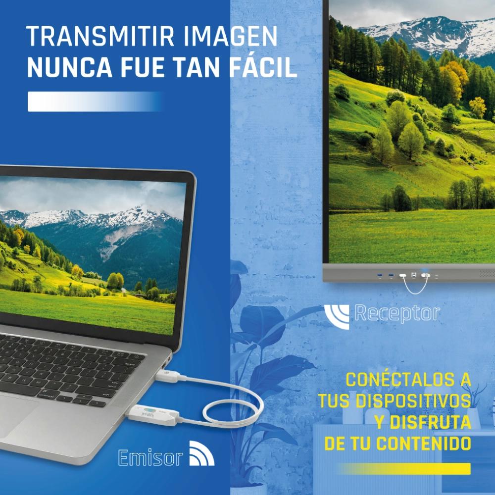 Infortisa Image 1 - iggual Transmisor y receptor HDMI FHD inalámbrico