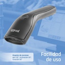 Infortisa Image 5 - iggual Lector código barras 2D USB botón soporte