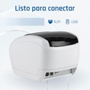 Infortisa Image 2 - iggual Impresora térmica TP EASY 80W USB+RJ11 blan