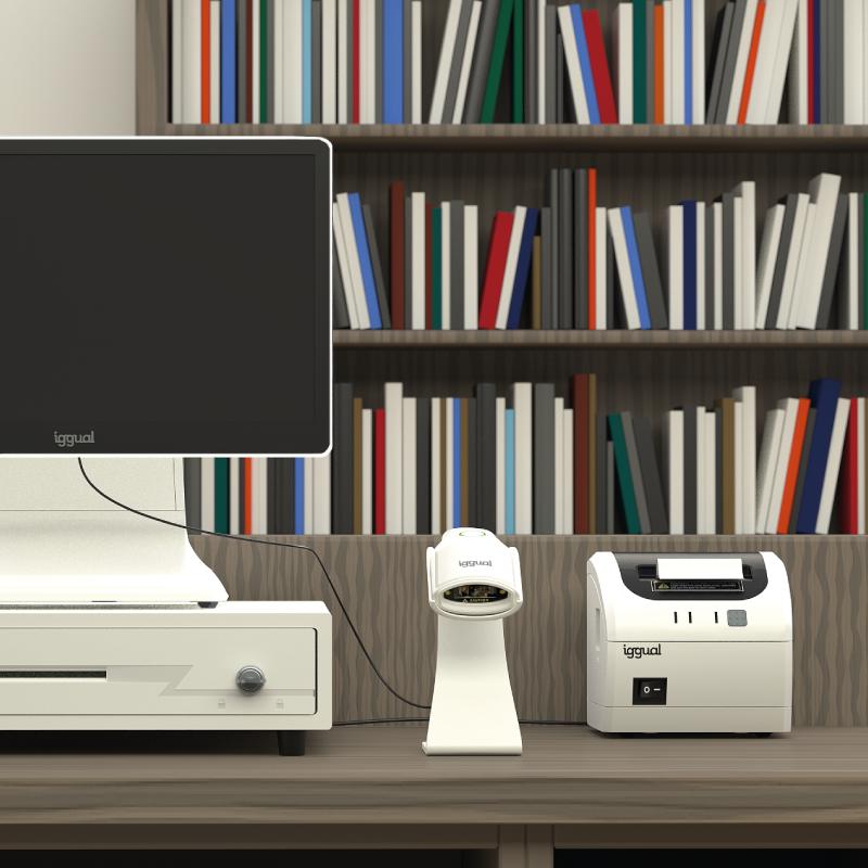 Infortisa Image 7 - iggual Impresora térmica TP EASY 80W USB+RJ11 blan