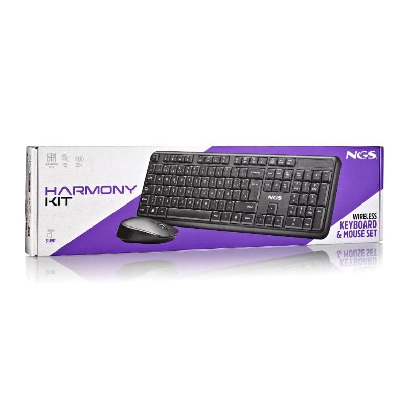 Infortisa Image 3 - NGS Kit teclado+raton Harmony Inalámbrico 12 Tecla