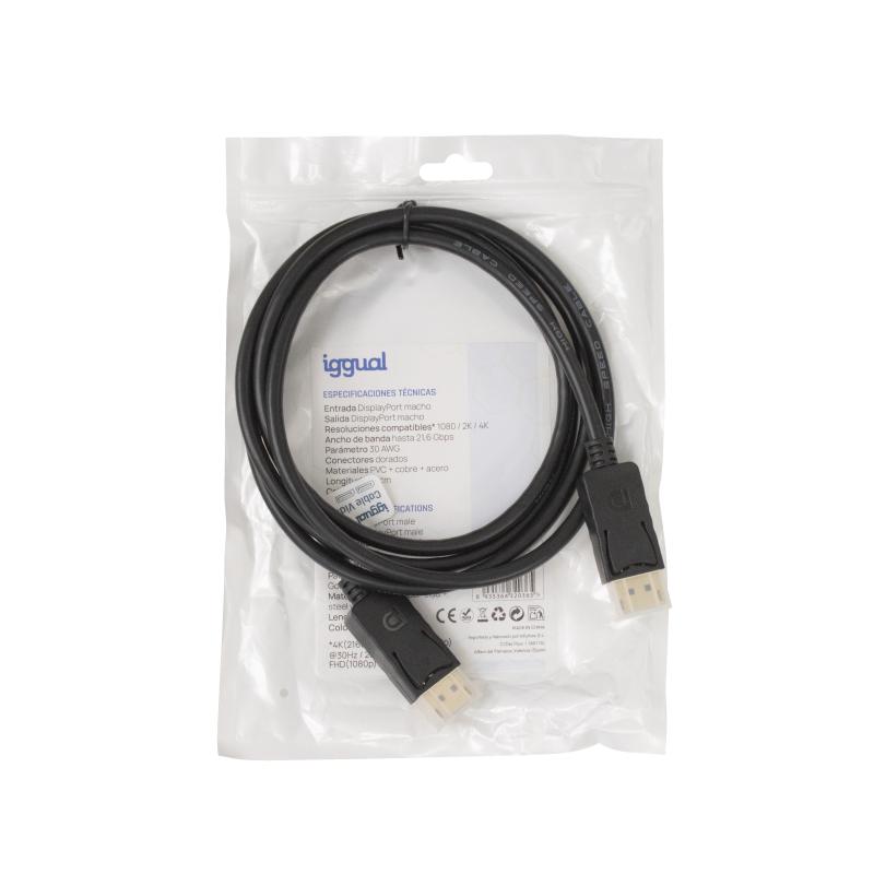 Infortisa Image 1 - iggual Cable DisplayPort (M) 1.2 4K@60hz 1,8 m