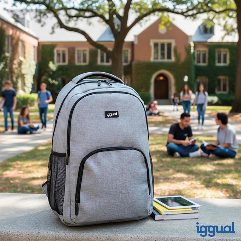 Infortisa Image 5 - iggual Mochila portátil 15.6-17 Everyday Use gris