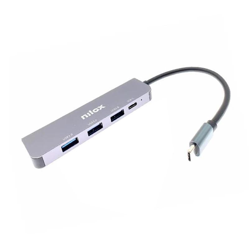 Infortisa Image 1 - Nilox Hub USB C 3XUSB 3.0 1XUSBC