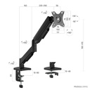 Infortisa Image 1 - iggual SPMP01-A Soporte pinza 1 monitor 17-34" pro