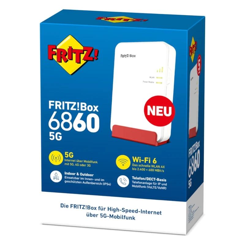 Infortisa Image 3 - Fritz! Box6860 5G Router WiFi6 4x4 MIMO NanoSIM