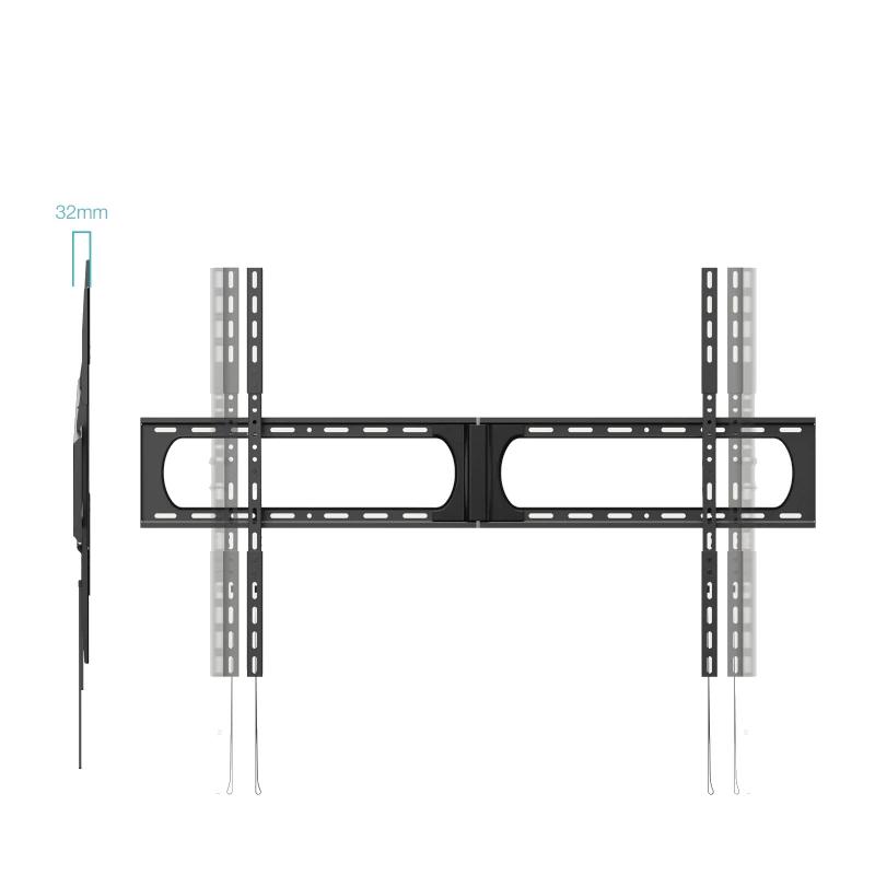 Infortisa Image 1 - Tooq LP37140F-B Soporte Fijo Pared 37"-140", Negro