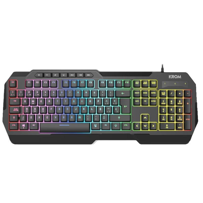 Infortisa Image 1 - KROM KENTA PC Combo Gaming 4 en 1 RGB Negro
