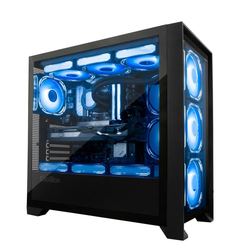 Infortisa Image 1 - Coolbox Caja Gaming ATX Ge-2000 DualView  S/Fte