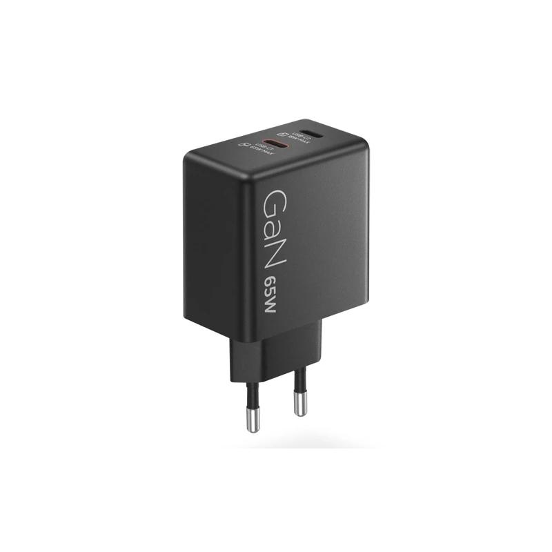 Infortisa Image 1 - Lenovo Cargador Dual USB-C 65W Negro
