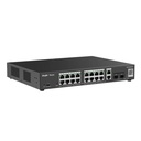 Infortisa Image 1 - Reyee 20-Port Gigabit Smart POE Switch, 16 PoE/POE