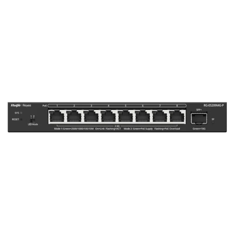 Infortisa Image 1 - Reyee ES209MG-P Switch 5xmGB PoE 1xSFP+ 130W