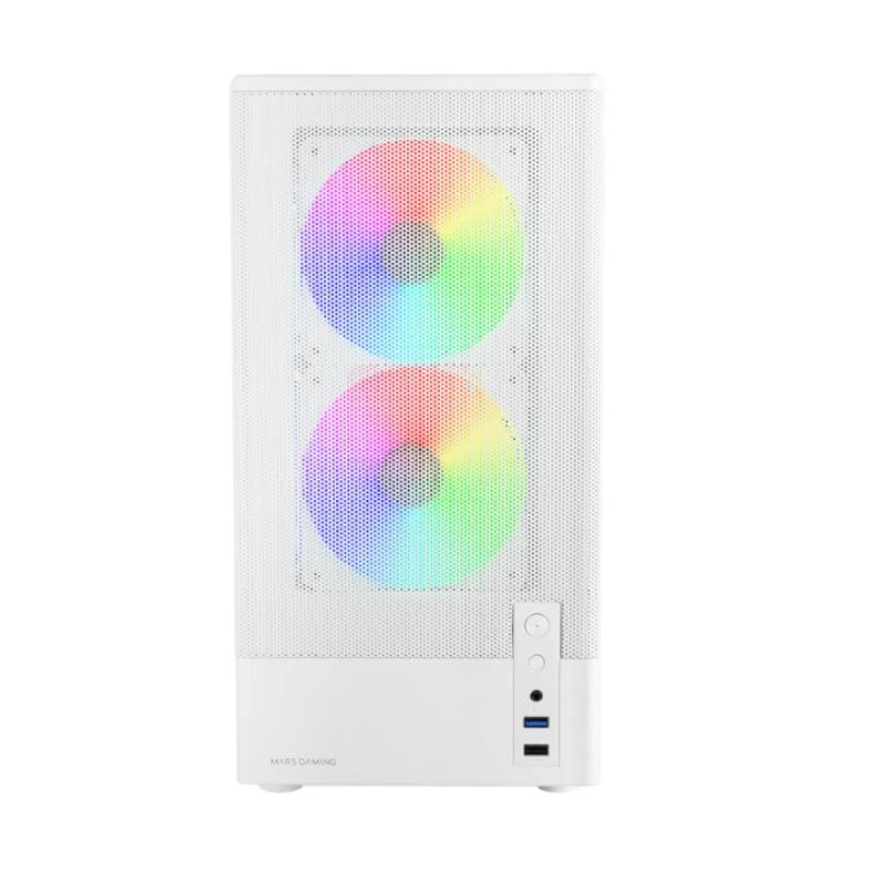 Infortisa Image 2 - Mars Gaming Caja Micro-atx MC-ONYXW Blanca