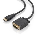 Infortisa Image 2 - Aisens Cable Conversor HDMI/M a SVGA/M Negro 2m