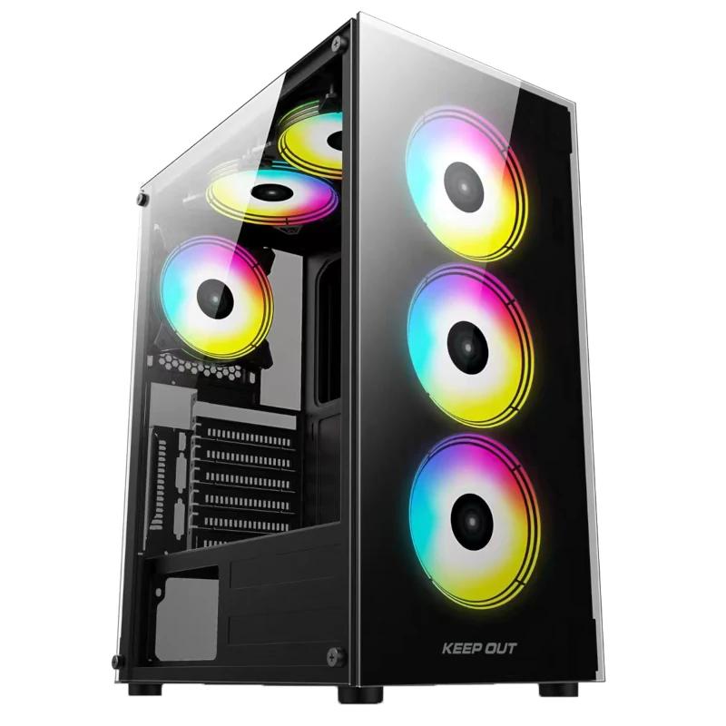 Infortisa Image 2 - Keep Out Caja ATX XC-210 Glass Black USB3.0