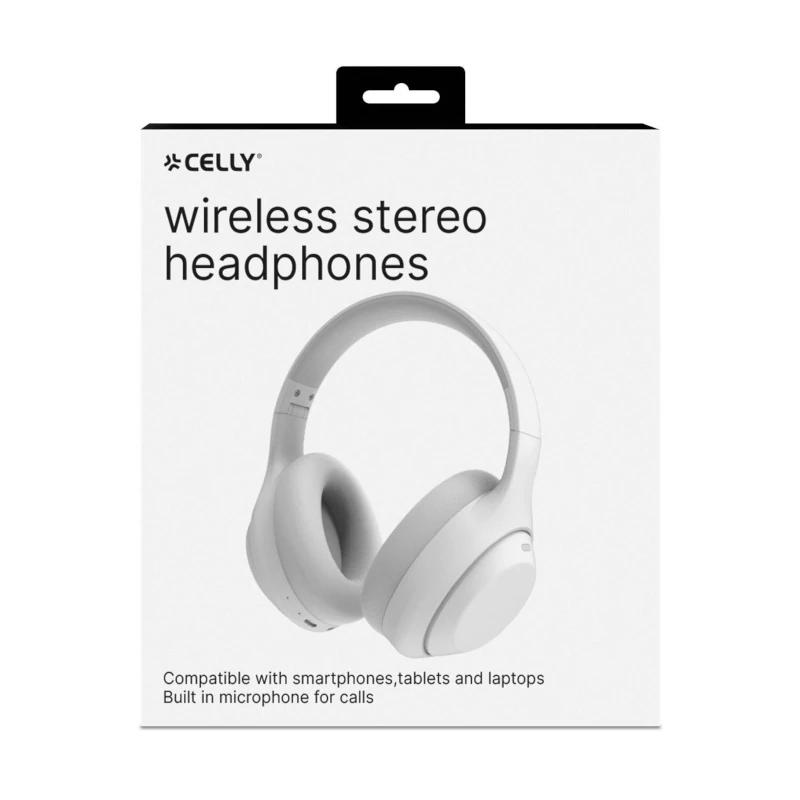 Infortisa Image 3 - Celly Auricular Diadema Inalámbrico WAVEBEAT Blanc