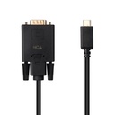 Infortisa Image 1 - Nanocable Cable Conversor USB-C/M a VGA/M 1,8 M