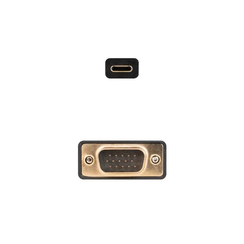 Infortisa Image 2 - Nanocable Cable Conversor USB-C/M a VGA/M 1,8 M