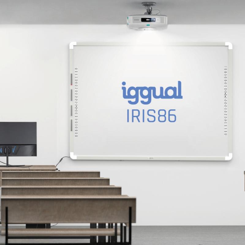 Infortisa Image 1 - iggual Pizarra interactiva IRIS 86" 4:3 Infrarroj.
