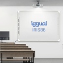 Infortisa Image 1 - iggual Pizarra interactiva IRIS 86" 4:3 Infrarroj.