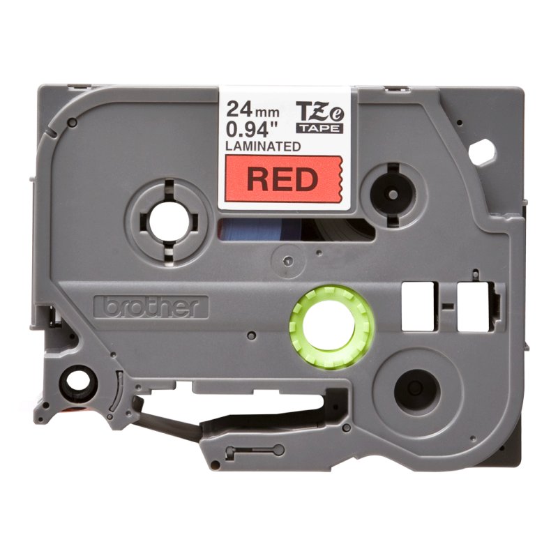 Infortisa Image 1 - Brother TZe451 cinta laminada 24mm Negro/Rojo 8m
