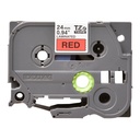 Infortisa Image 1 - Brother TZe451 cinta laminada 24mm Negro/Rojo 8m