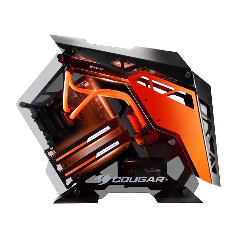 Infortisa Image 1 - Cougar Caja Miditorre Conquer Cristal Templado