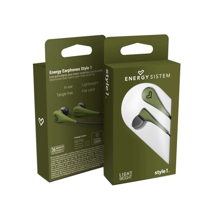 Infortisa Image 3 - Energy Sistem Auricular Intrauditivo Style 1 Verde