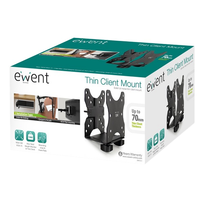 Infortisa Image 1 - EWENT EW1517 Soporte para mini PC