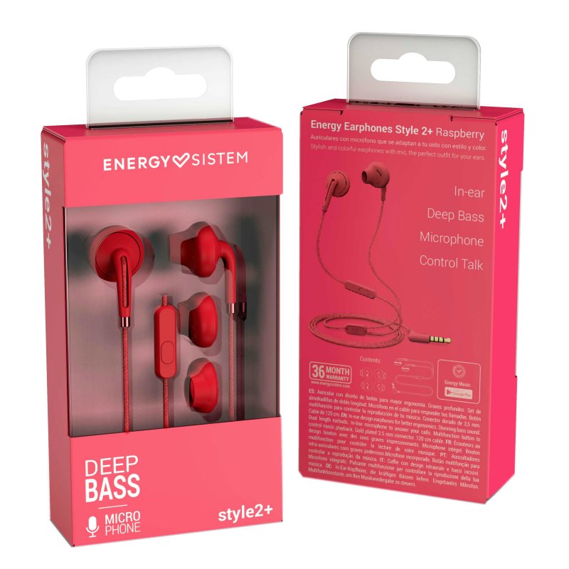 Infortisa Image 3 - Energy Sistem Aur+Mic In ear Style 2+ Raspberry