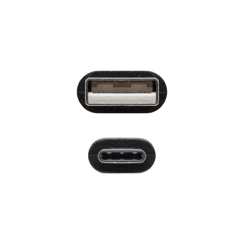 Infortisa Image 1 - Nanocable Cable USB 2.0 3A Tipo USB-C/M-A/M 1 M