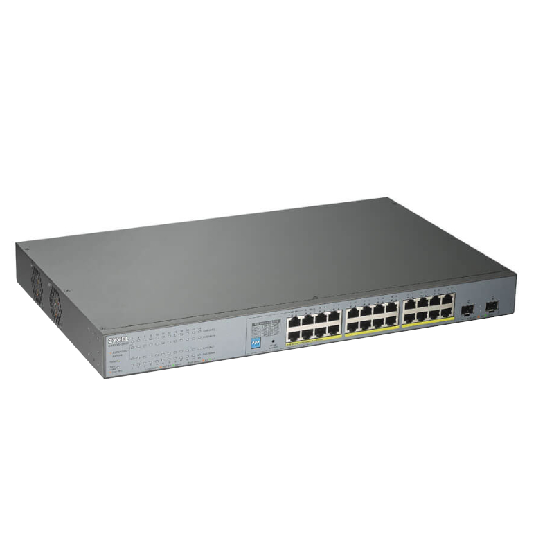 Infortisa Image 3 - ZyXEL GS1300-26HP Switch 24xGB PoE 2xSFP 250W