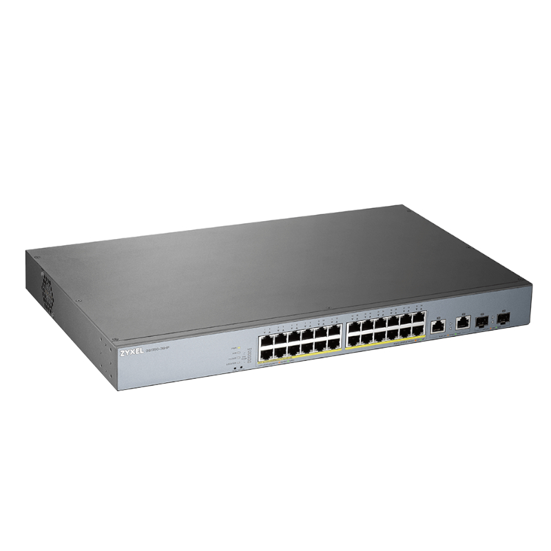 Infortisa Image 3 - ZyXEL GS1350-26HP Switch 24xGB PoE 2xSFP 375W