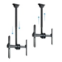 Infortisa Image 1 - Tooq LPCE1170TSLI-B Soporte techo TV 37"-70" Negro