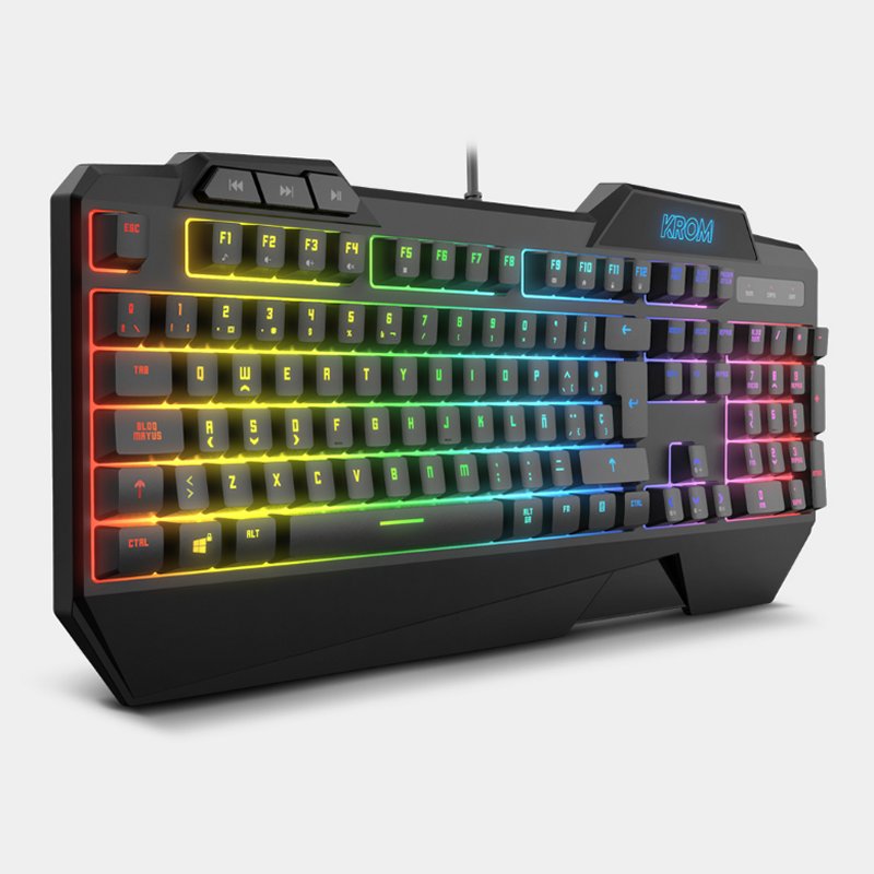 Infortisa Image 2 - Krom Pack Teclado Semimecanico y Raton Krusher SP