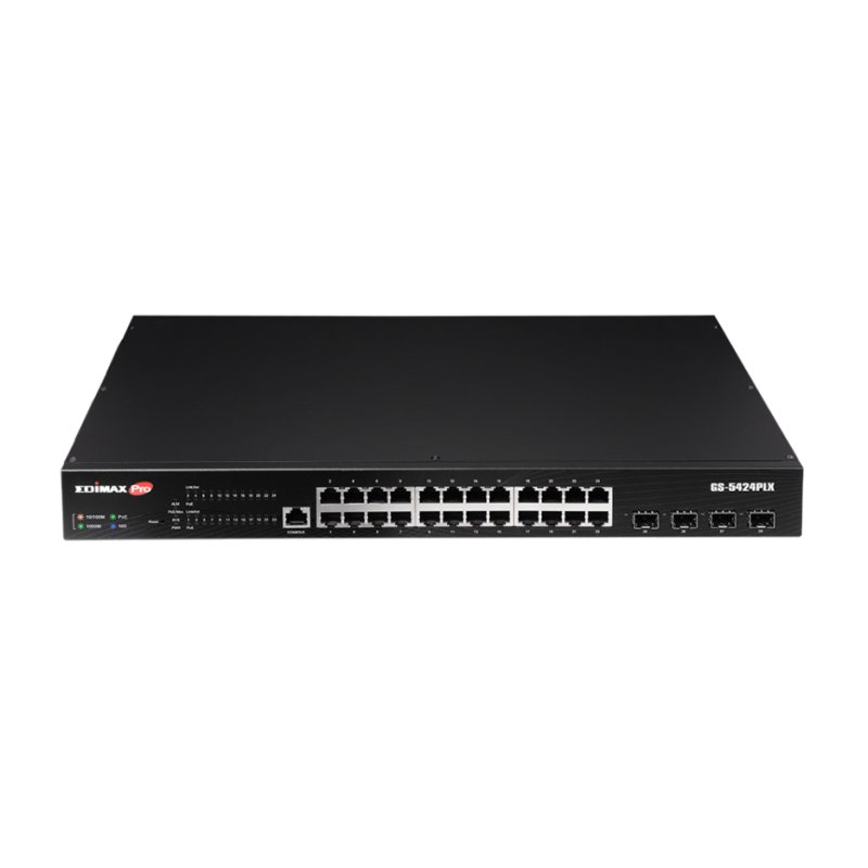 Infortisa Image 2 - Edimax GS-5424PLX 24xGB 4x10GbE SFP+ Uplink