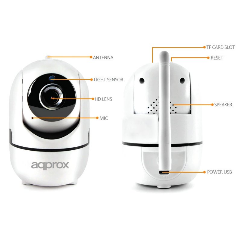 Infortisa Image 1 - Approx! APPIP360HD Camara IP Wireless HD 360ºNIGHT