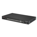 Infortisa Image 1 - Edimax PRO GS-5424PLC V2 Switch 24xGB PoE+ 4xSFP