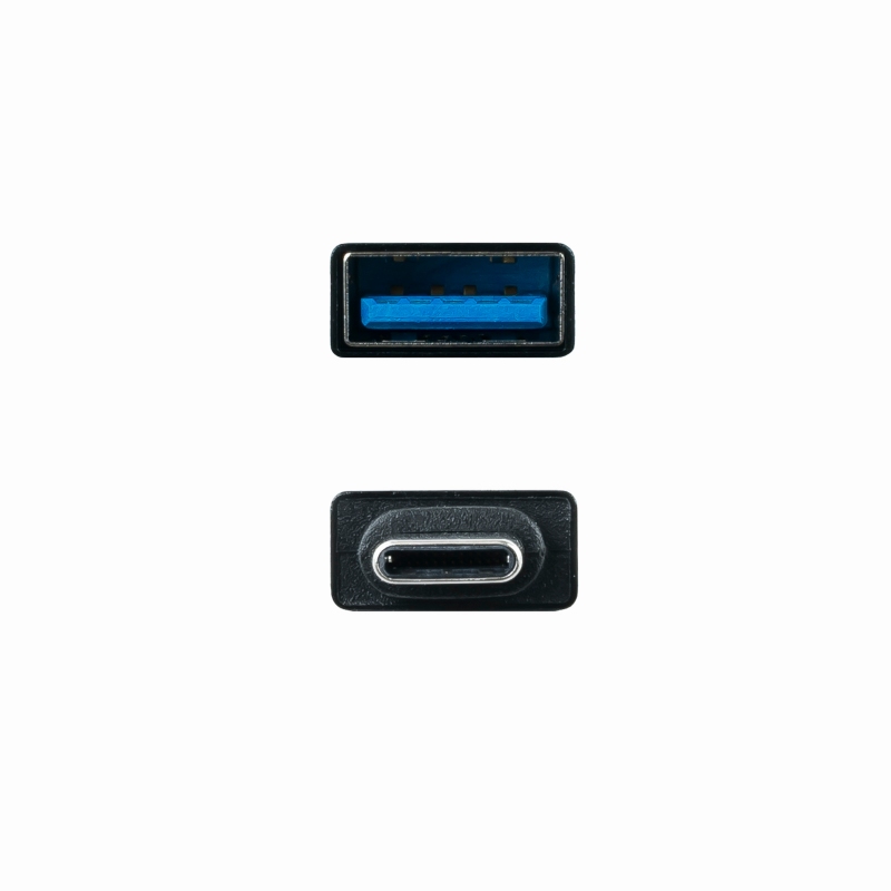 Infortisa Image 2 - Nanocable Adaptador USB-C/M a USB3,1/H Aluminio