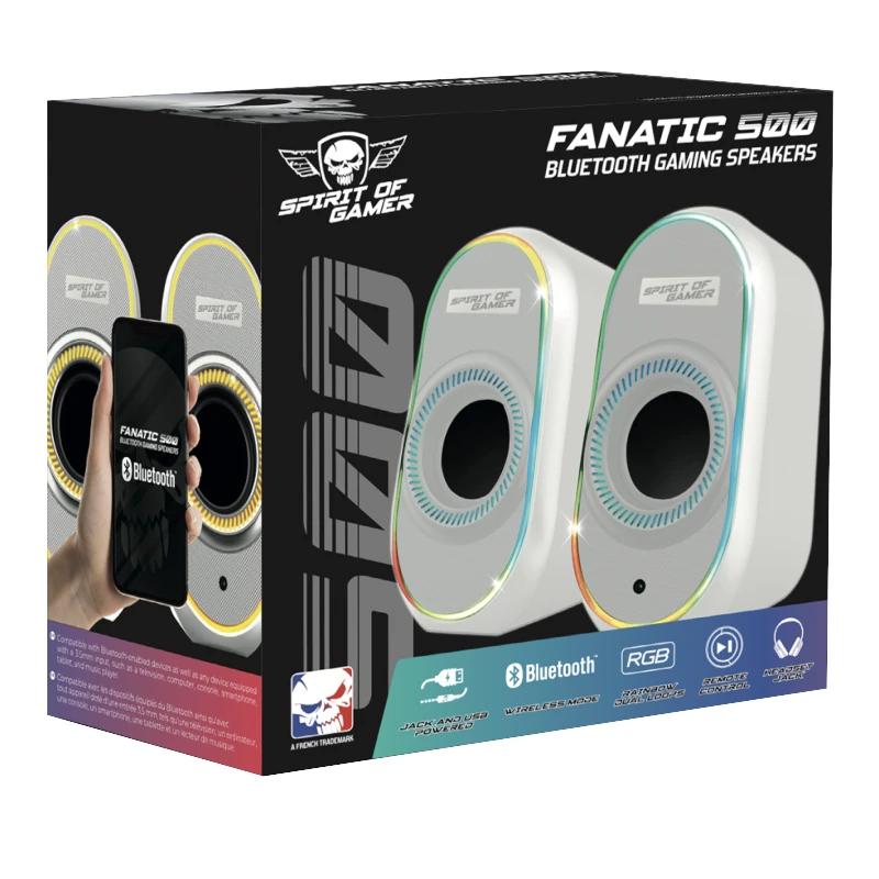 Infortisa Image 1 - Spirit of Gamer Altavoz 2.0 FANATIC 500 RGB White