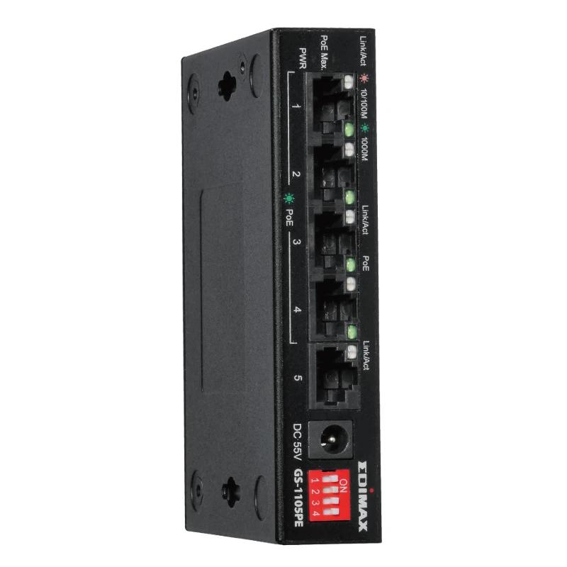 Infortisa Image 2 - Edimax GS-1105PE Swithc 5xGbE (4PoE+) LR