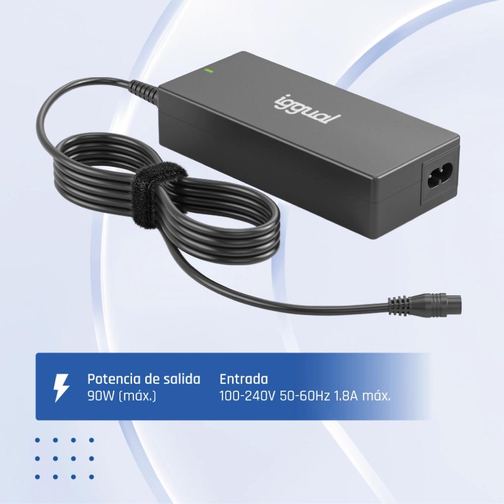 Infortisa Image 2 - iggual Cargador Universal Automático CUA-C-12T-90W