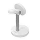 Infortisa Image 2 - Aisens Cargador Inalámbrico USBC 15W 3 en 1 Blanco