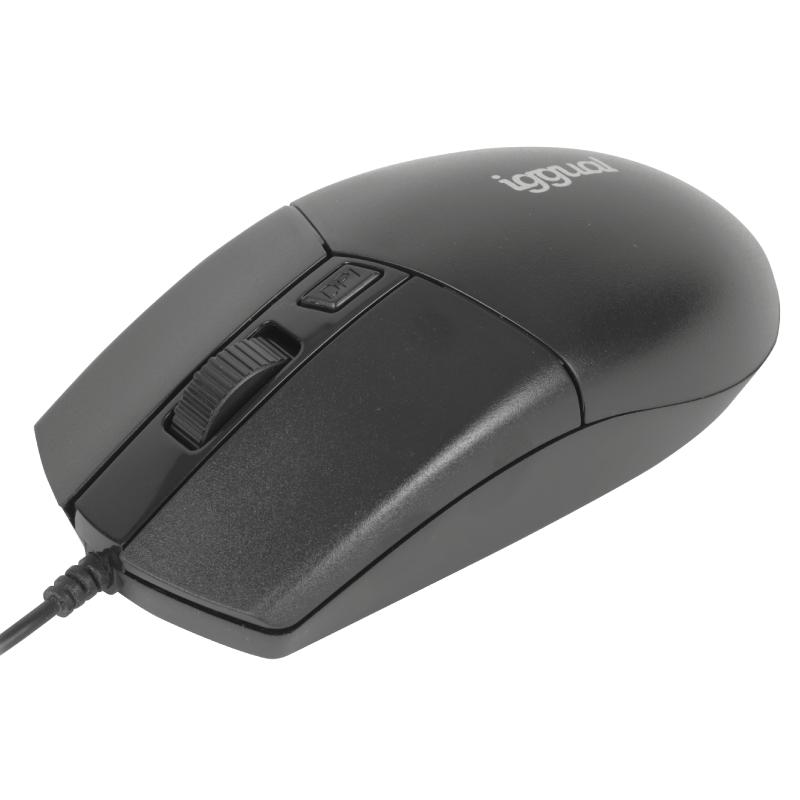 Infortisa Image 1 - iggual Ratón óptico COM-BUSINESS2-2400DPI negro