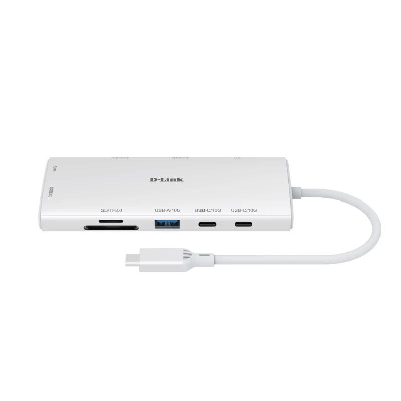 Infortisa Image 1 - D-Link DUP-A01 Hub USB-C 10 en 1 2xHDMI